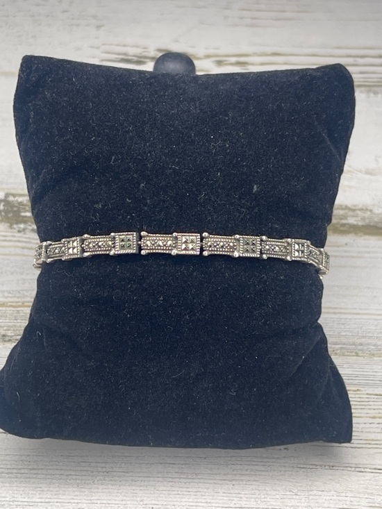 Judith Jack Jewelry - Judith Jack Sterling Silver Marcasite Tennis Bracelet Vintage